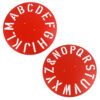 Clockface Plastic Stencils - A-Z Each - Image 3