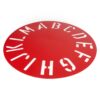 Clockface Plastic Stencils - A-Z Each - Image 4