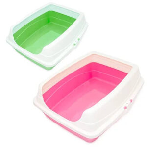 Cat Litter Tray With Rim – Rectangular