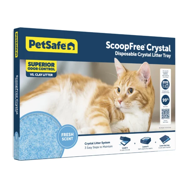 PetSafe® ScoopFree® Crystal Disposable Litter Tray, Fresh Scent, 3-Pack PAC00-14231 - Image 3