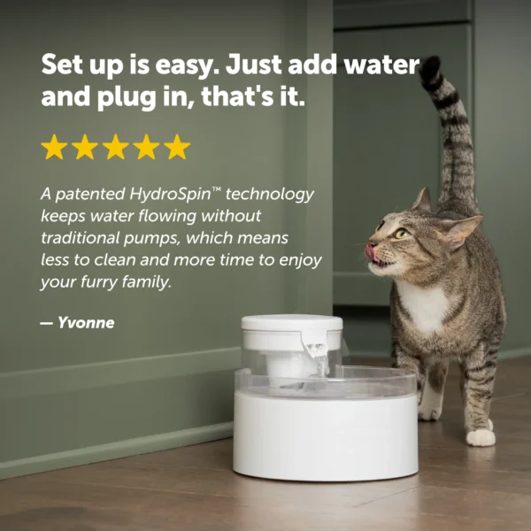 PetSafe® Outlast™ 1.7 Litre Pumpless Pet Fountain - Image 4