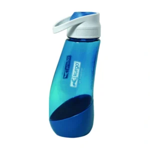 Kurgo® Gourd Water Bottle & Bowl, Blue